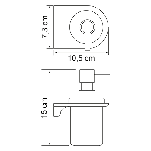 фото Дозатор для мыла wasserkraft kammel k-8399