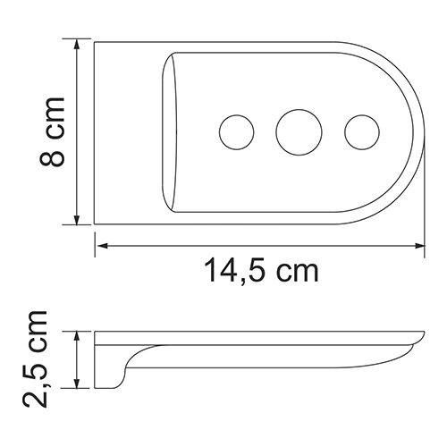 фото Мыльница решетка, wasserkraft kammel k-8369white