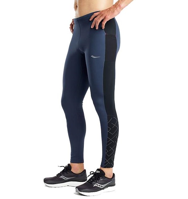 фото Тайтсы мужские saucony solstice tight черные m