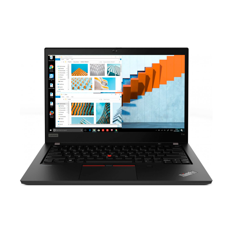 фото Ноутбук lenovo thinkpad t14 gen 1 black (20s00059rt)