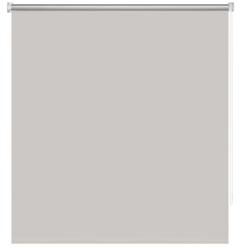 фото Рулонная штора decofest миниролл блэкаут плайн морозный серый 50x160 160x50 см