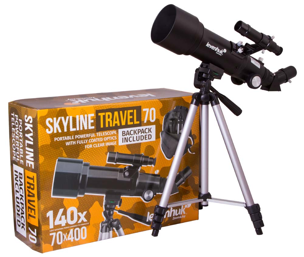 

Телескоп Levenhuk Skyline Travel 70, Черный