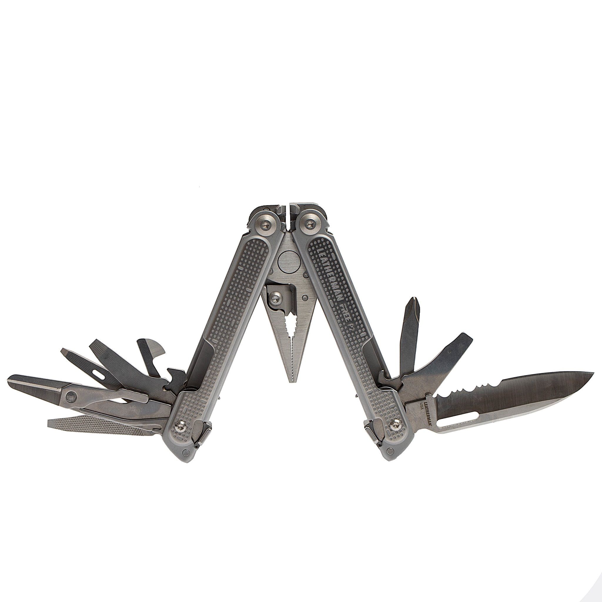 фото Мультитул leatherman free p2, серебристый, 19 опций