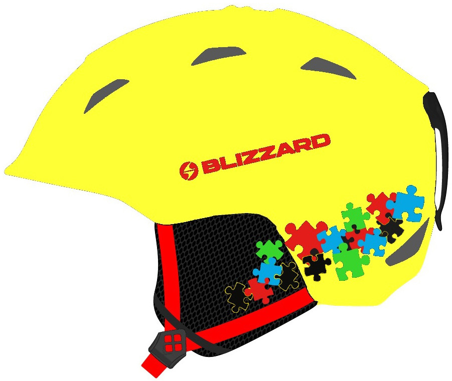 

Шлем Blizzard Demon Junior 2021, neon yellow/colorfull puzzles, S, Demon Junior