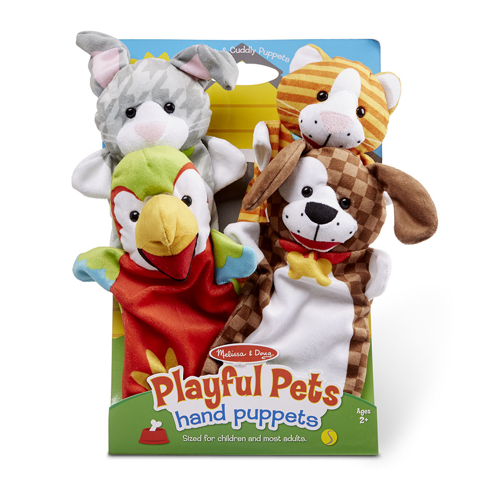 

Плюшевые куклы на руку Melissa & Doug Животные