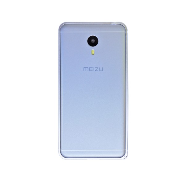 

Металлический округлый бампер на пряжке для Meizu M3 Note (Серебряный)