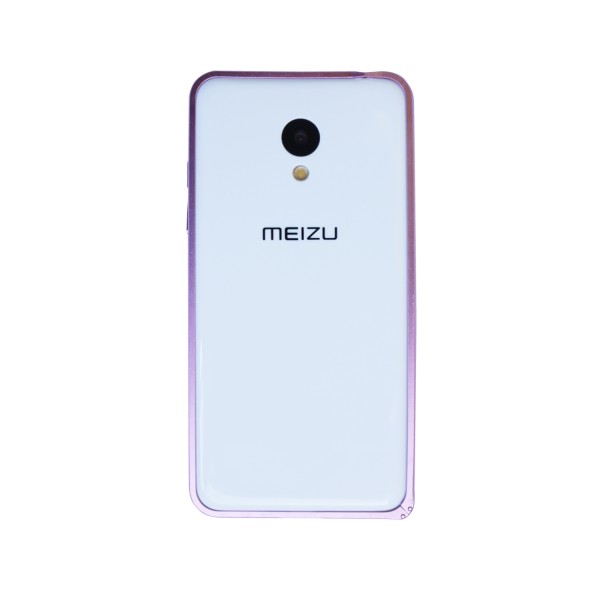 

Металлический округлый бампер на пряжке для Meizu M3 / M3 mini / M3s (Розовый)