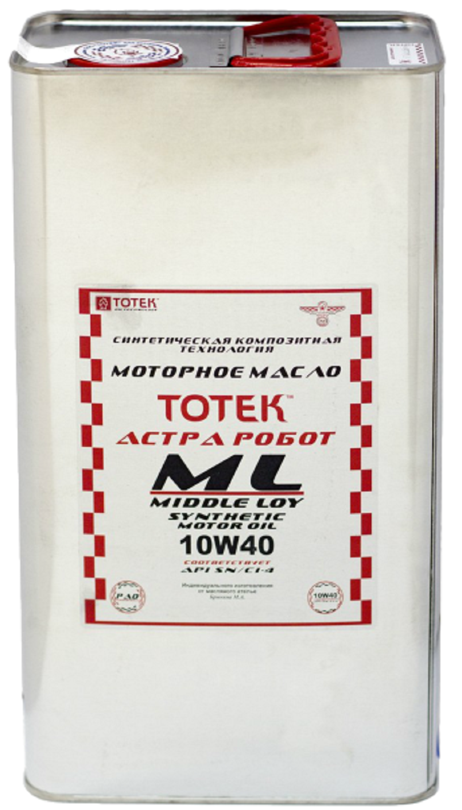 

Моторное масло Тотек Астра Робот ML 10W40 4 л, Астра Робот ML