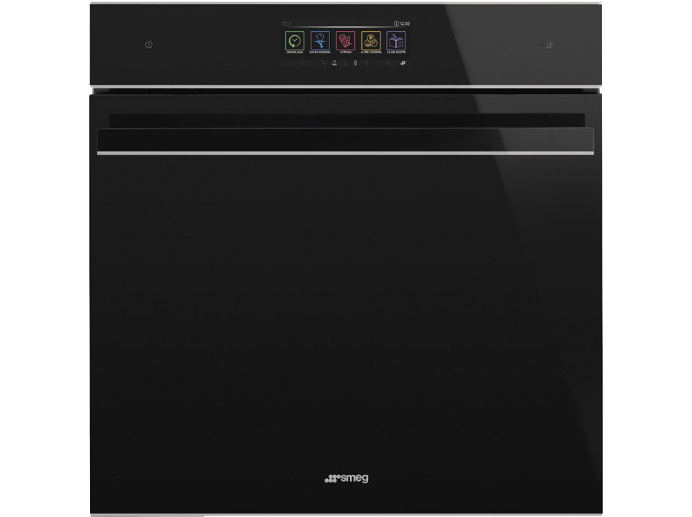 

Встраиваемый электрический духовой Smeg SFP6606WSPNX Black, SFP6606WSPNX