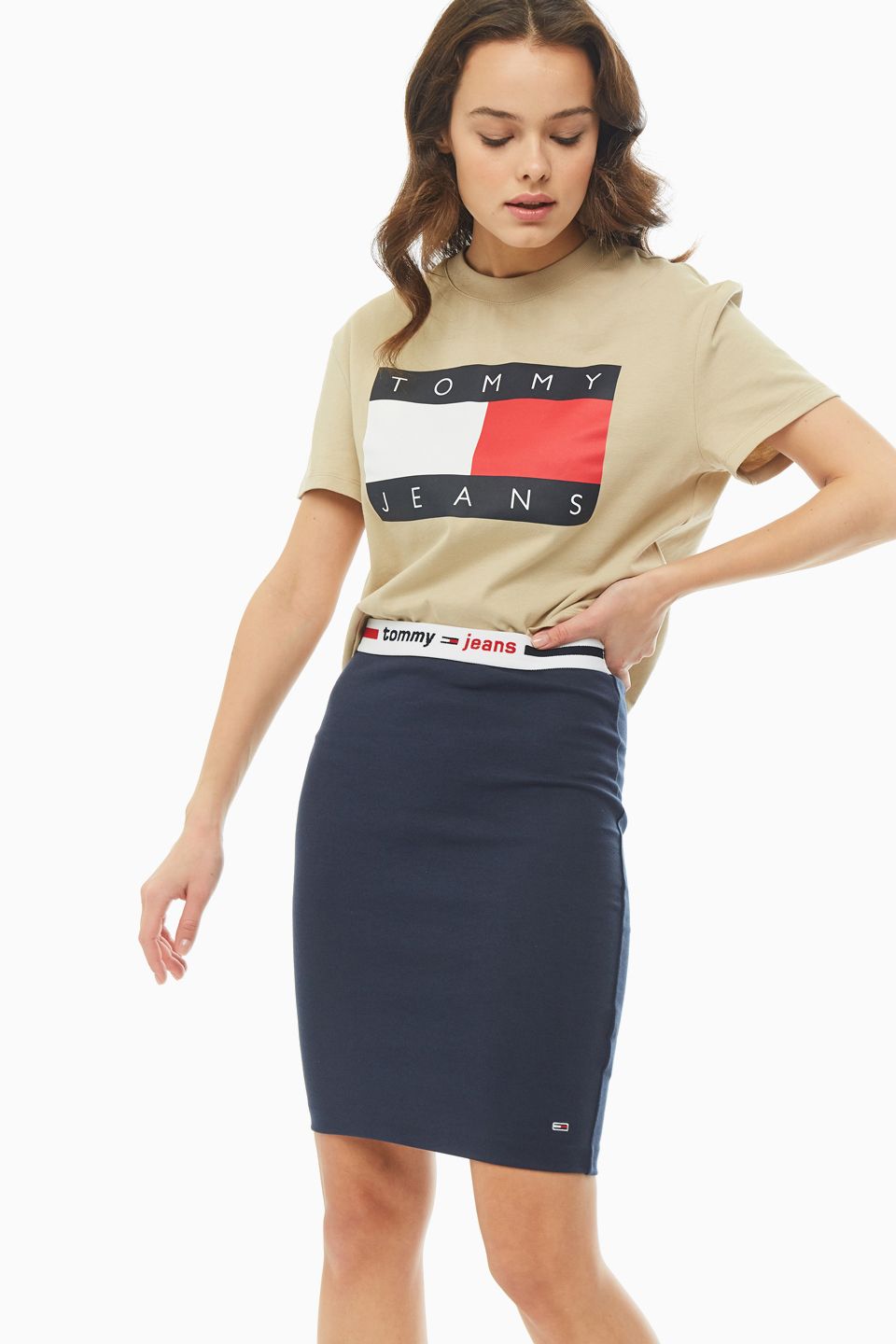 

Юбка женская Tommy Jeans DW0DW08120 синяя M, Синий, DW0DW08120