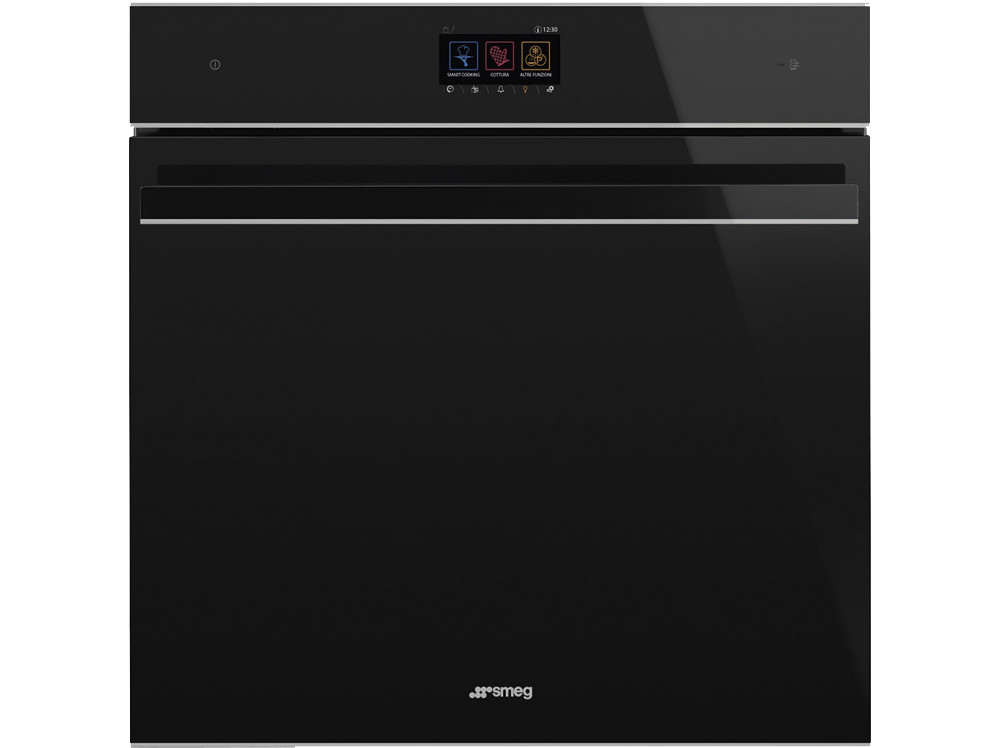 

Встраиваемый электрический духовой Smeg SFP6604WTPNX Black, SFP6604WTPNX