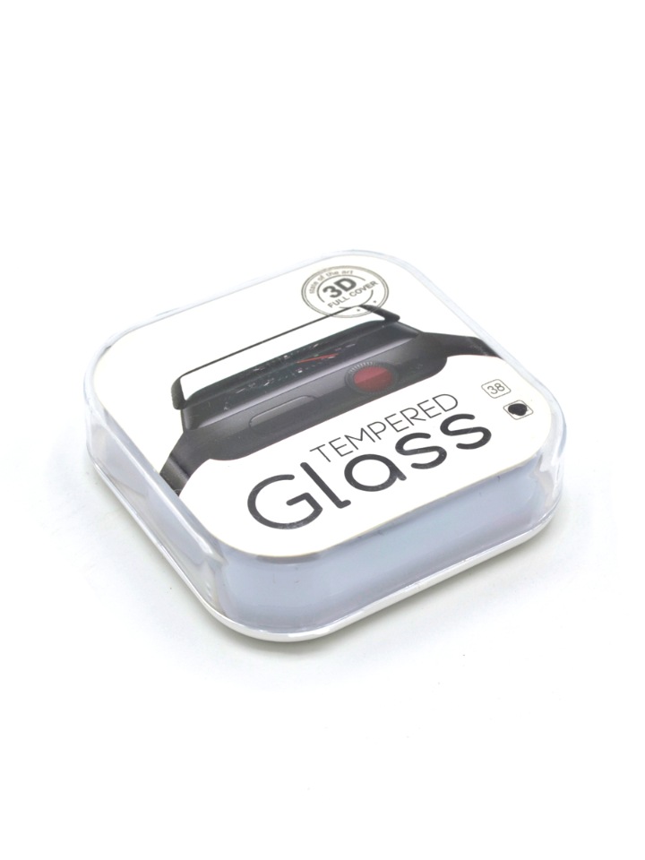 фото Защитное стекло для смарт-часов innovation 3d для apple watch 38 black