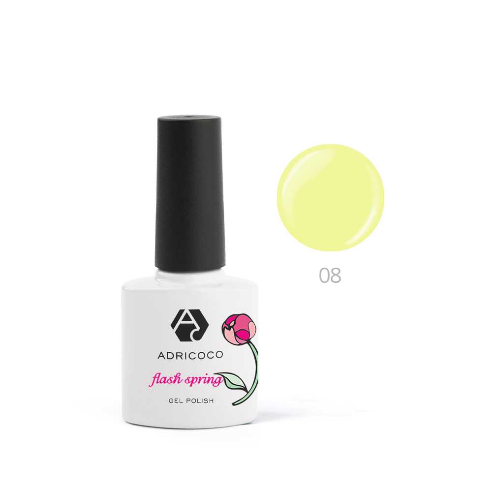 

Гель-лак ADRICOCO Flash Spring №08