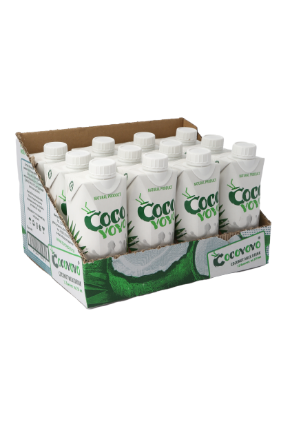 

Кокосовое молоко Cocoyoyo обогащенное кальцием 12 шт, коробка из 12 упаковок