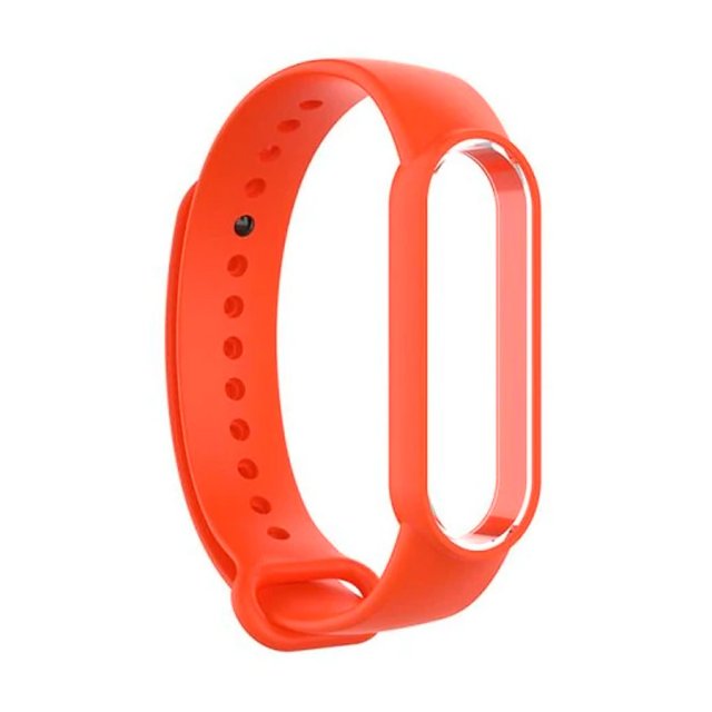 фото Ремешок noname silicone для смарт-браслета xiaomi mi band 5 orange nobrand