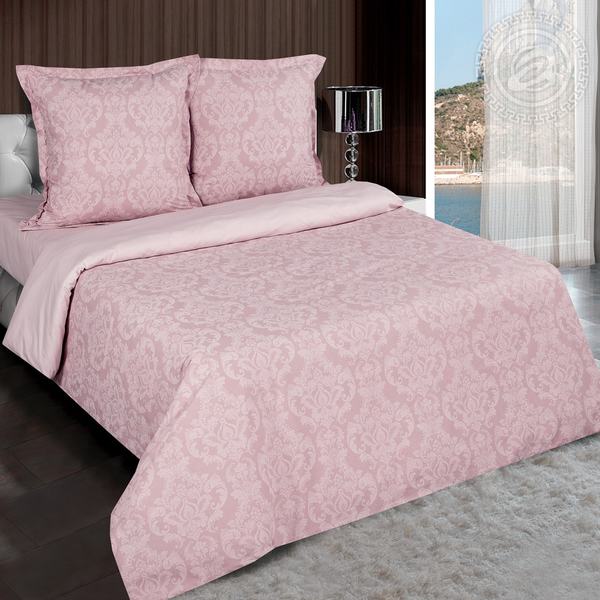 фото Пододеяльник из поплина византия (розовый) 2-спальный на молнии артпостель