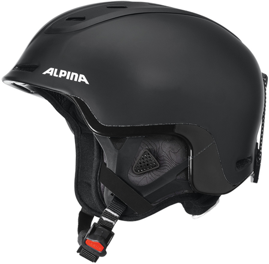 фото Горнолыжный шлем alpina spine 2019, black matt, m/l