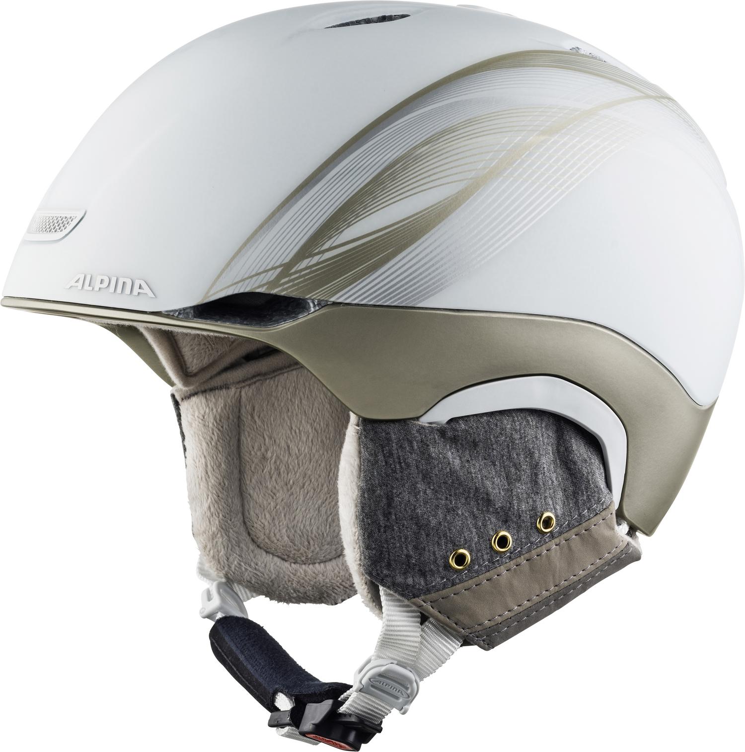 фото Горнолыжный шлем alpina parsena 2021, white/prosecco matt, s/m