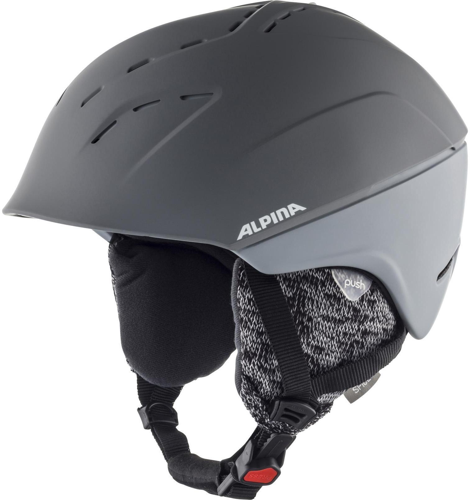 фото Горнолыжный шлем alpina spice 2021, grey matt, s/xs