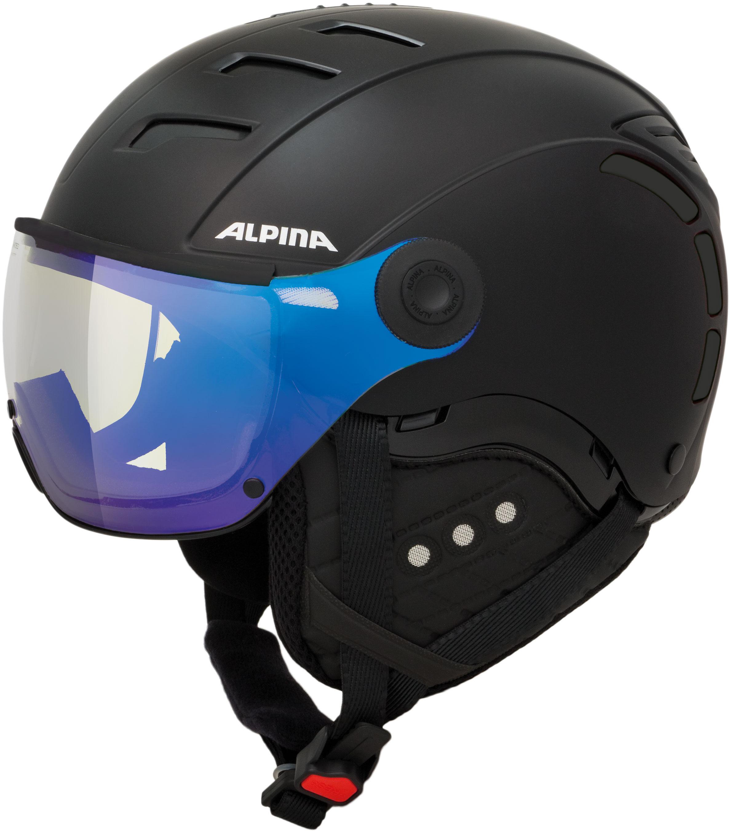 фото Горнолыжный шлем alpina jump 2.0 vm 2021, black matt, xl/xxl