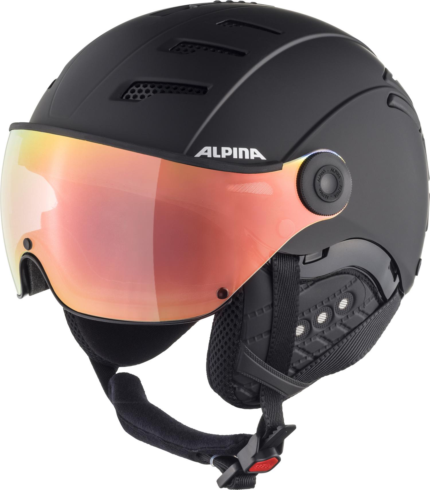 фото Горнолыжный шлем alpina jump 2.0 hm 2021, black matt, xl/xxl