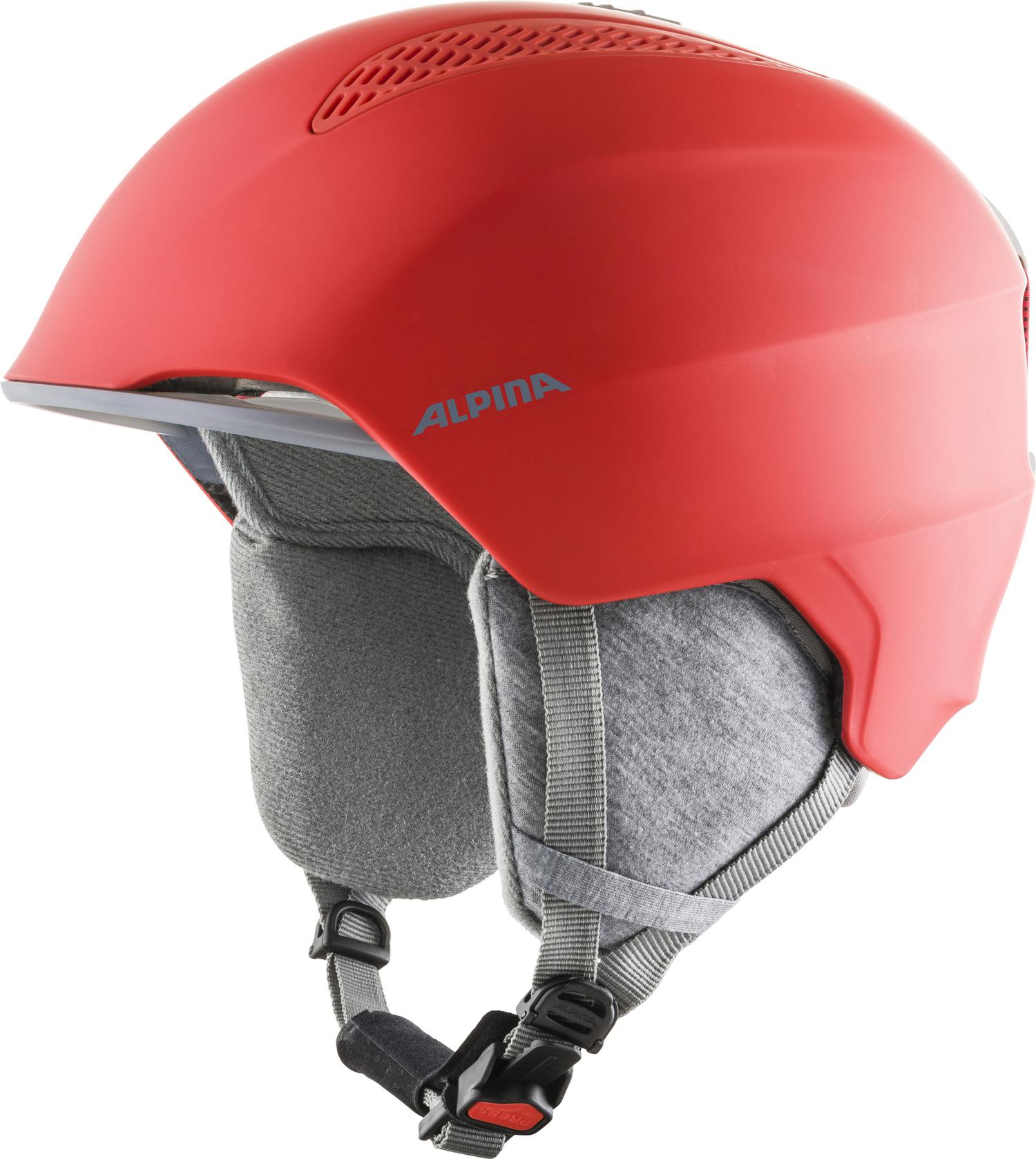 фото Горнолыжный шлем alpina grand jr 2021, red, s/m