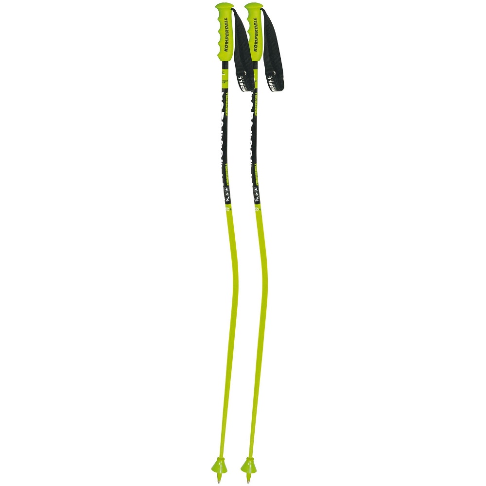 фото Горнолыжные палки komperdell racing nationalteam carbon ski cross bent 130 см