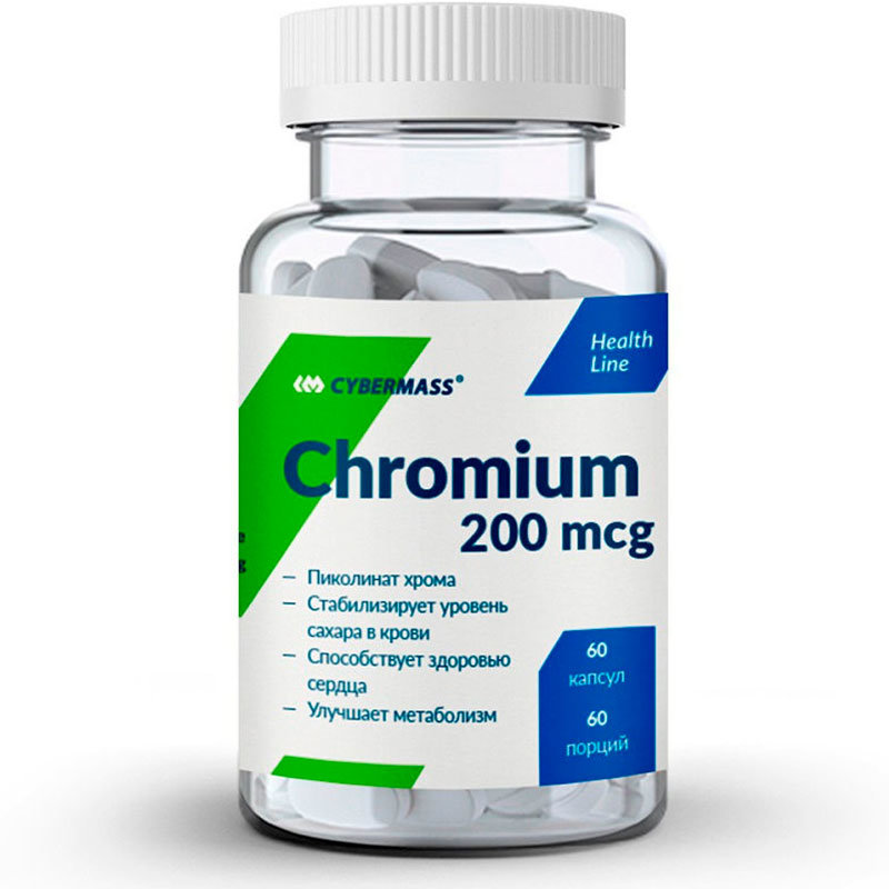 

Пиколинат хрома CYBERMASS Chromium Picolinate капсулы 60 шт., Chromium Picolinate