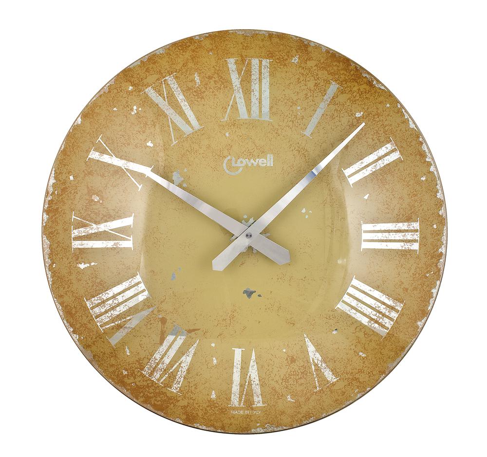 

Круглые настенные часы LOWELL 11811