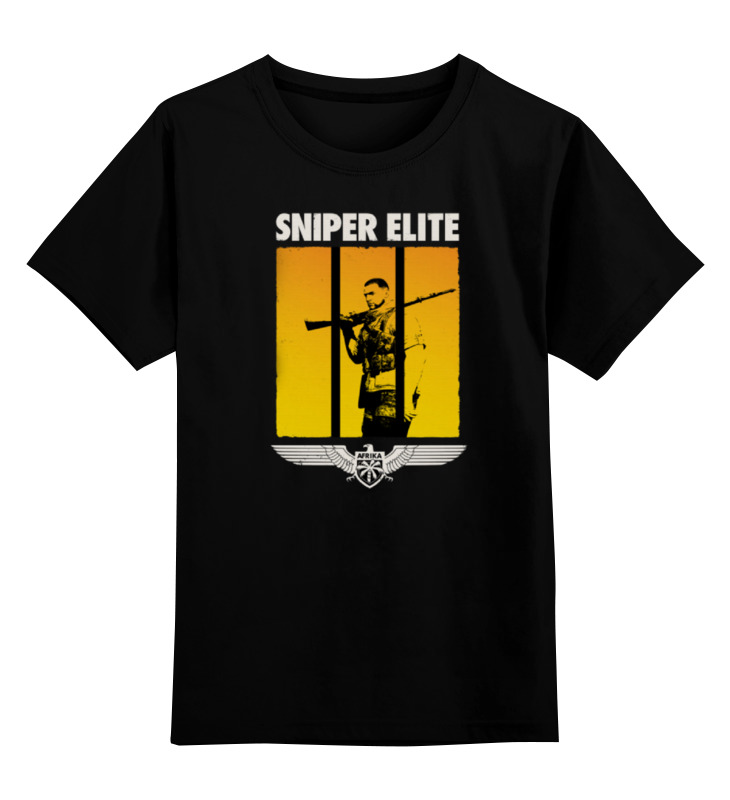 

Детская футболка классическая Printio Sniper, р. 104, 0000000713036