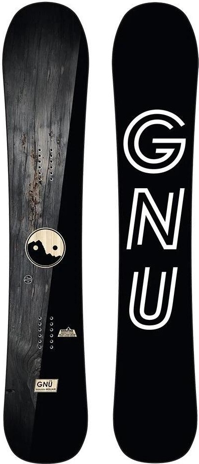 

Сноуборд Gnu Mullair 2021, black, 159 см, Mullair