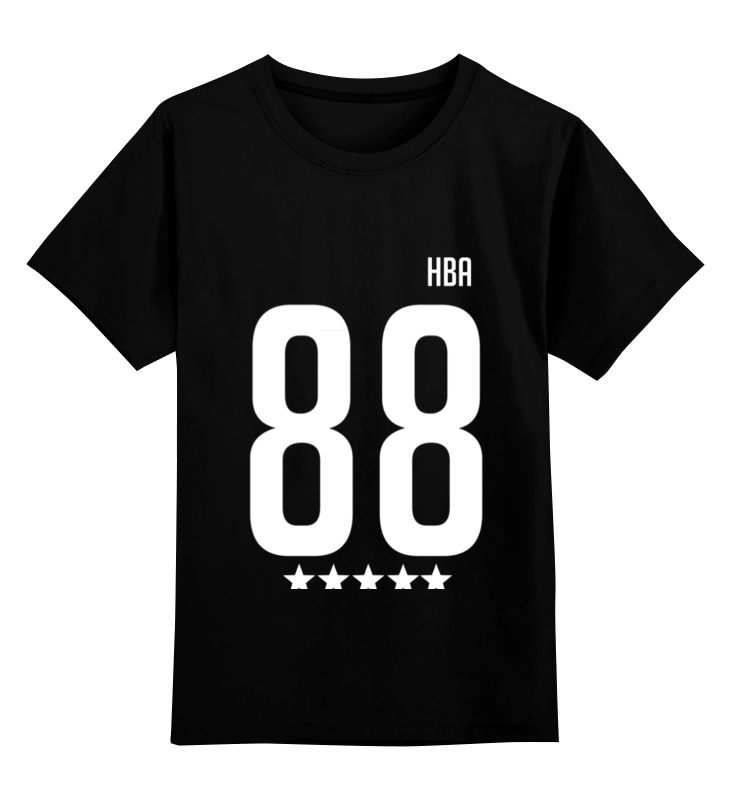 Купить 0000000721279, Детская футболка Printio Hood by air 88 rocky цв.черный р.116,