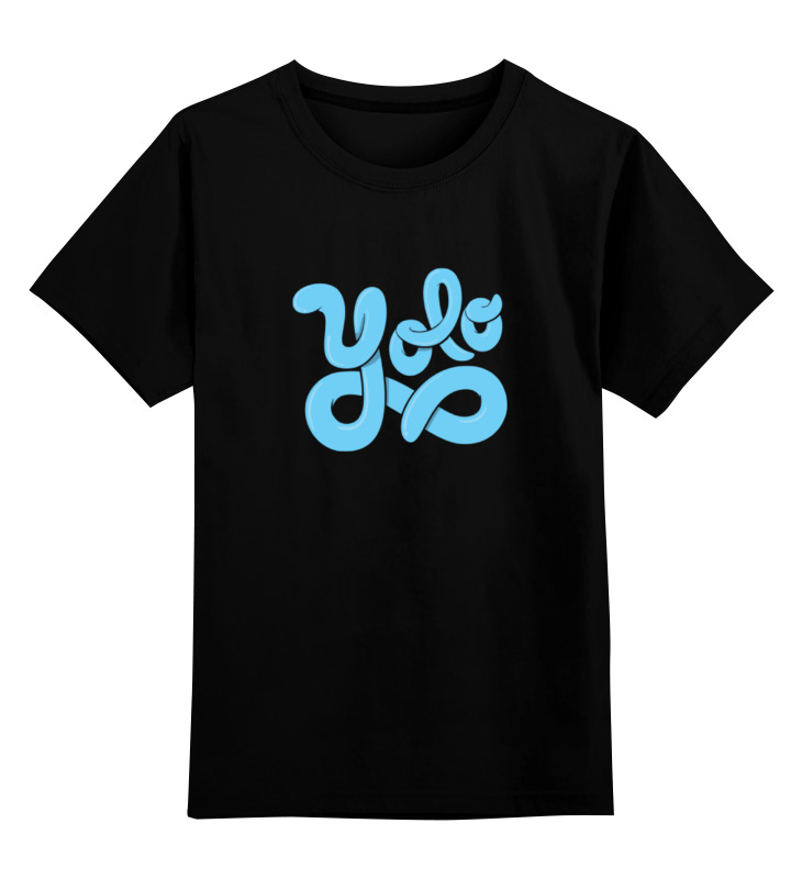 

Детская футболка классическая Printio Yolo, р. 116, Черный, 0000000715911