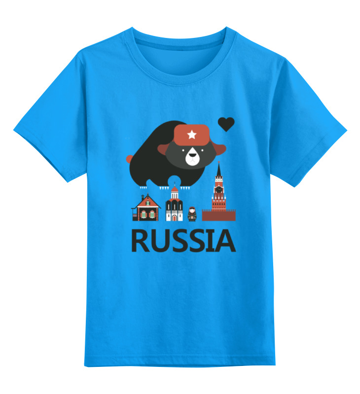 Детская футболка классическая Printio Россия, р. 116