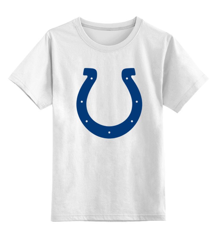 

Детская футболка Printio Indianapolis colts цв.белый р.128, 0000000726316