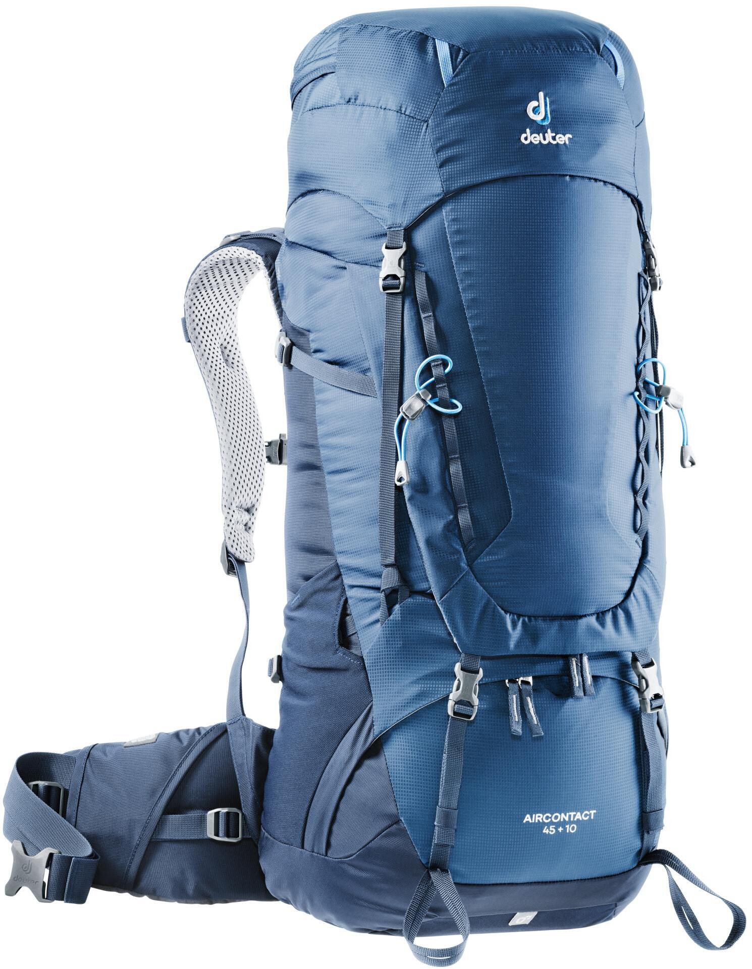 фото Рюкзак треккинговый deuter aircontact 45-55 л midnight/navy