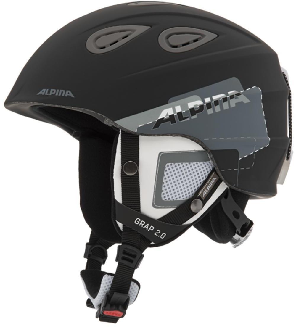 фото Горнолыжный шлем alpina grap 2.0 2019, black-grey matt, xl