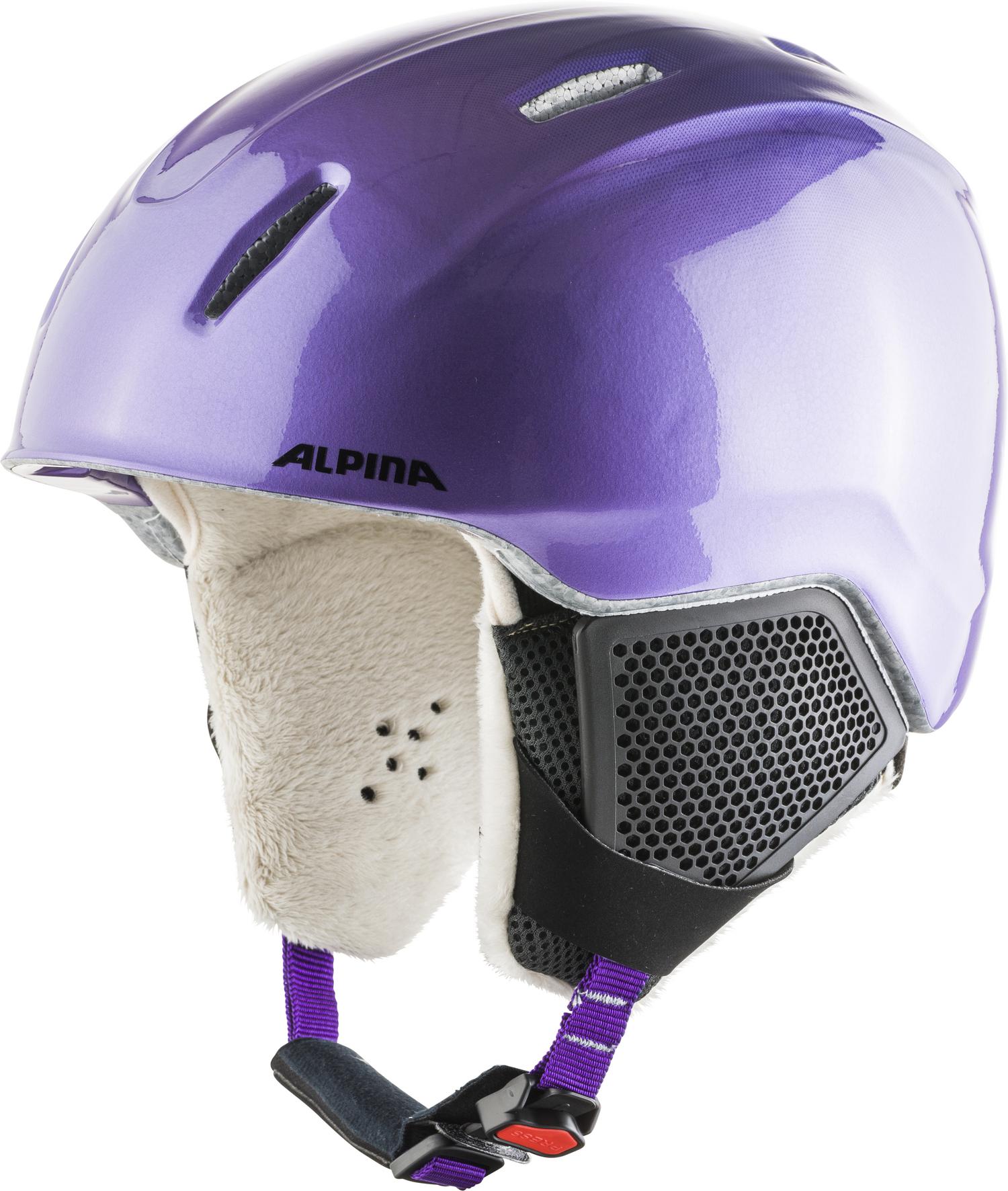 фото Горнолыжный шлем alpina carat lx 2021, flip-flop purple, s