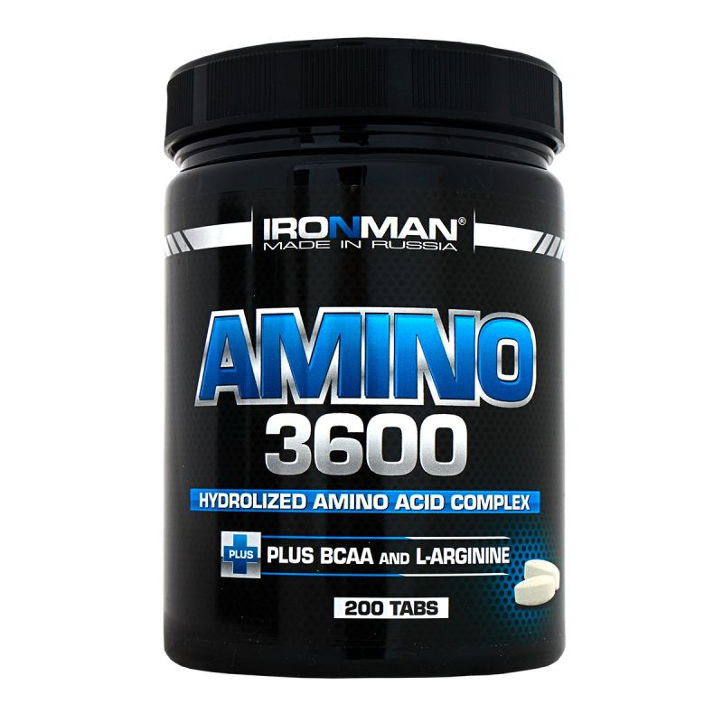 

Amino 3600 Ironman, 200 таблеток, Amino 3600