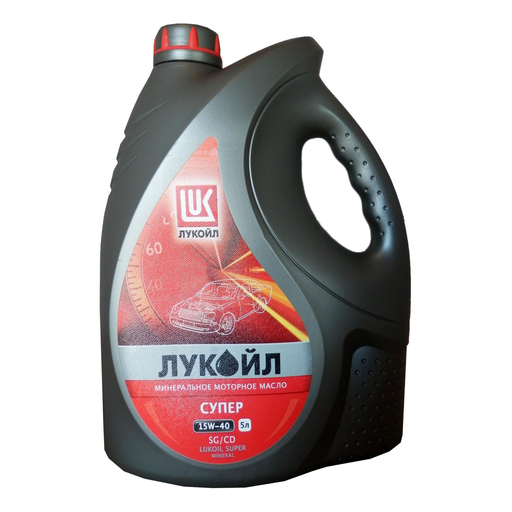 фото Моторное масло lukoil супер sg/cd 15w-40 5л