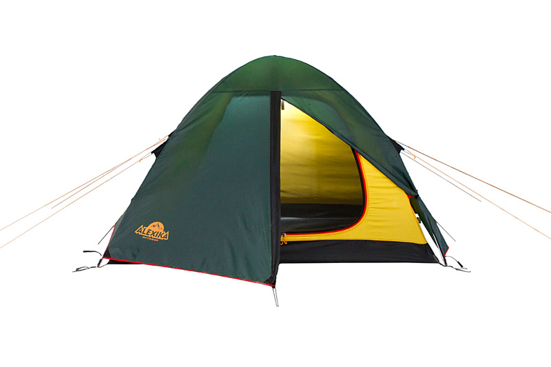 Палатка Alexika Scout, треккинговая, 2 места, green