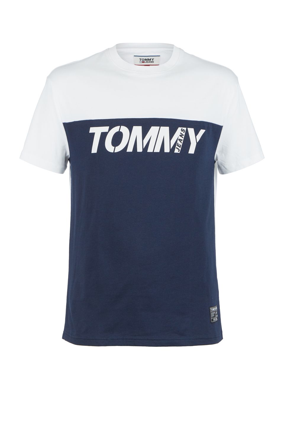 

Футболка мужская Tommy Jeans DM0DM08099 YBR white / multi синяя 2XL, Синий, DM0DM08099 YBR white / multi