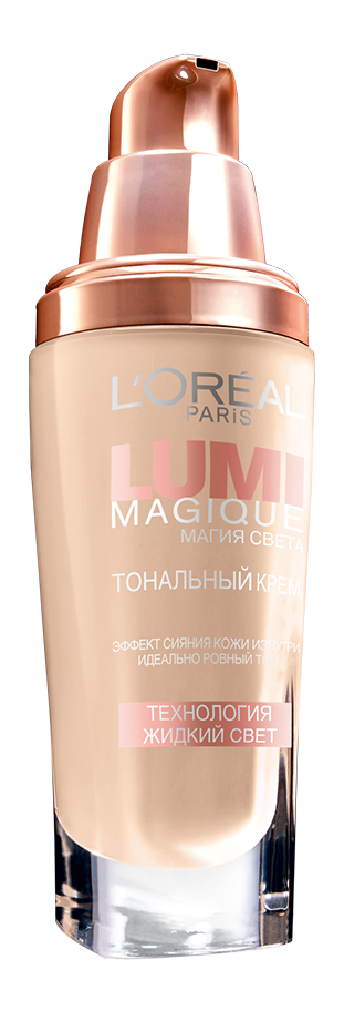 Тональный крем LOREAL PARIS Lumi Magique Магия света, тон N3 светло-бежевый, 30 мл.