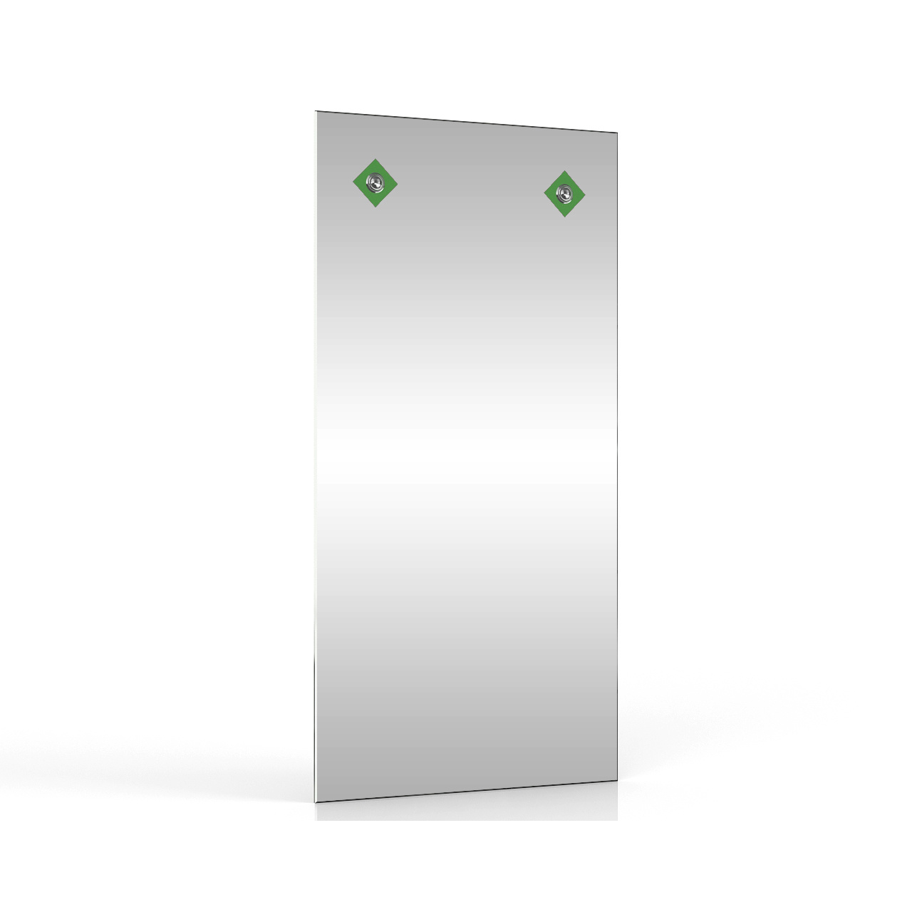 фото Зеркало еврозеркало 403с-2в зелёный, 40х80 см., для ванной комнаты
