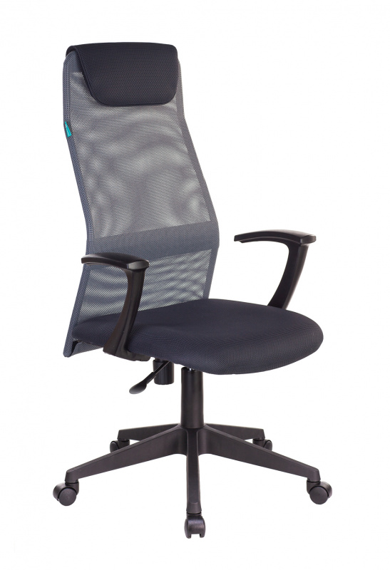 фото Компьютерное кресло бюрократ kb-8n/dg/tw-12, черный/серый