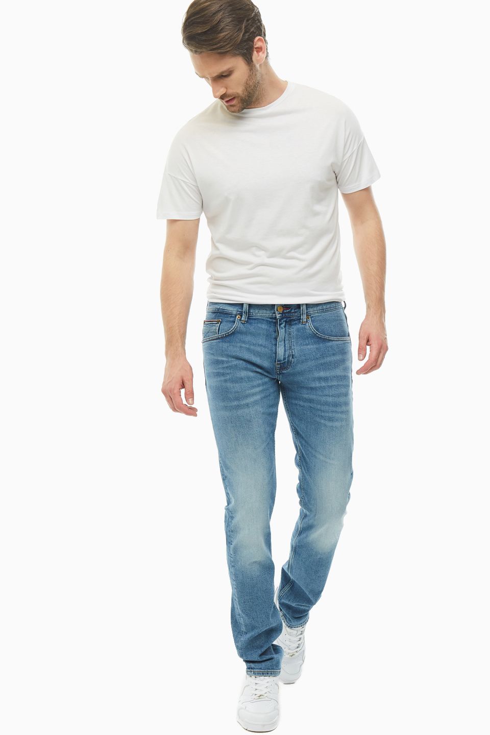 

Джинсы мужские Tommy Hilfiger MW0MW13549 1A8 baird blue синие 31/34 US, Синий, MW0MW13549 1A8 baird blue