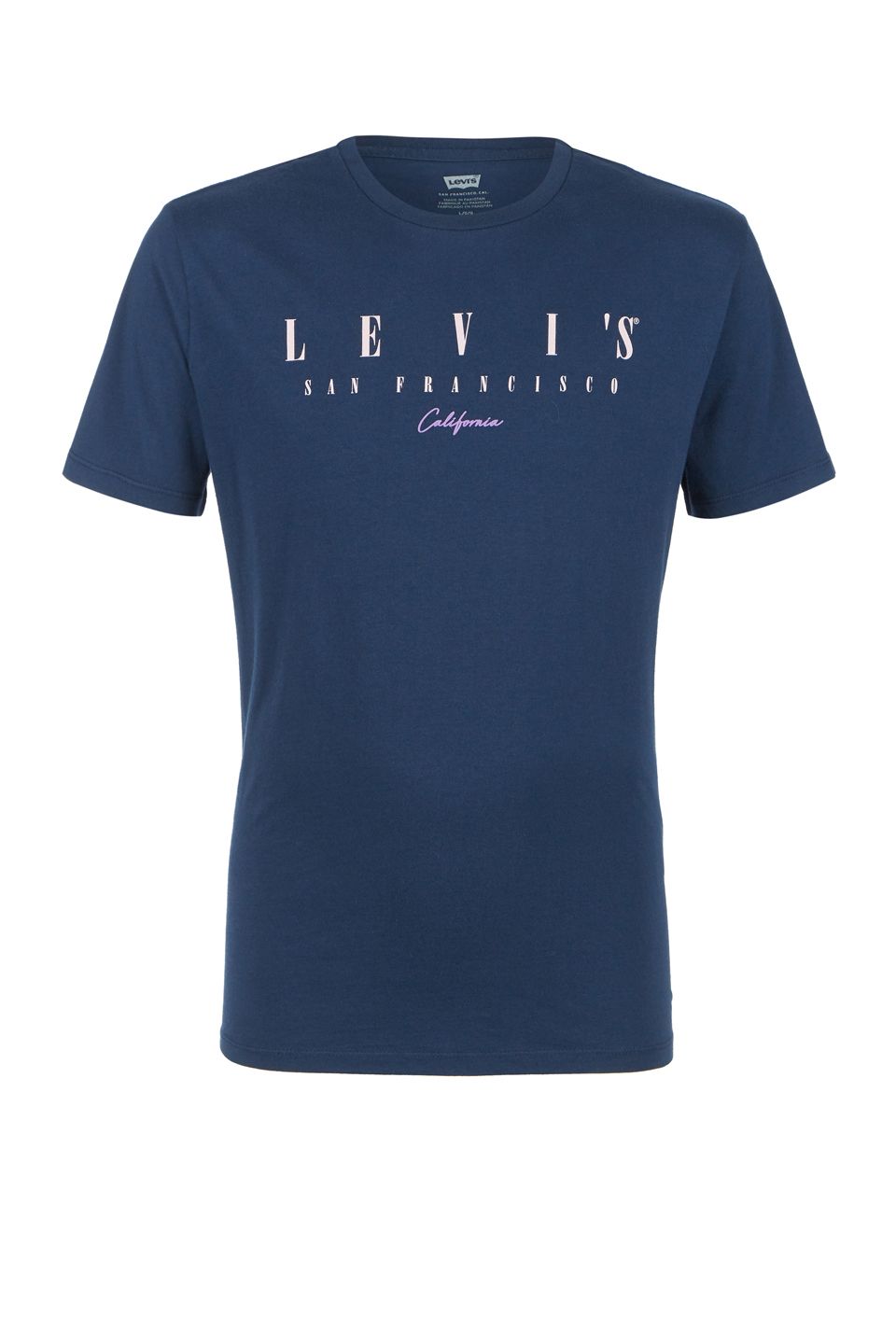 

Футболка мужская Levi's 2249107260 синяя L, Синий, 2249107260