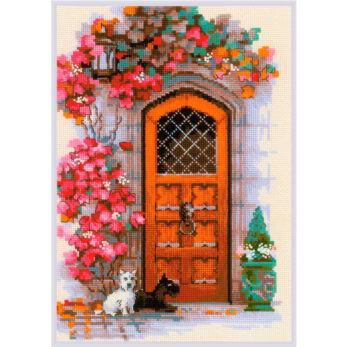 фото Набор для вышивания риолис дверь в шотландию,303020