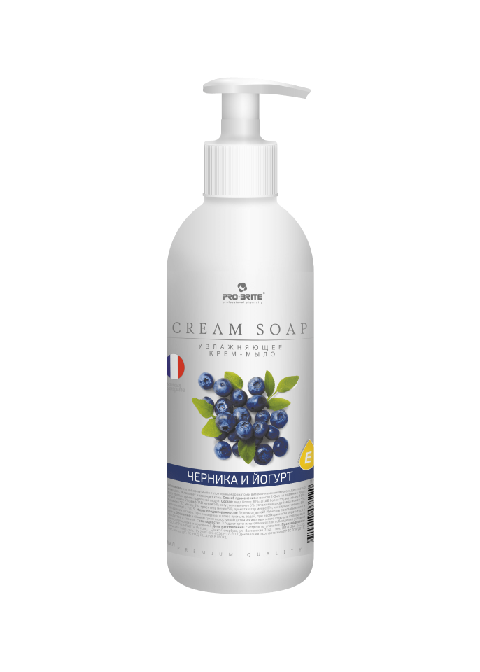 

Pro-Brite Cream Soap Жидкое крем-мыло Черника и йогурт 500мл.