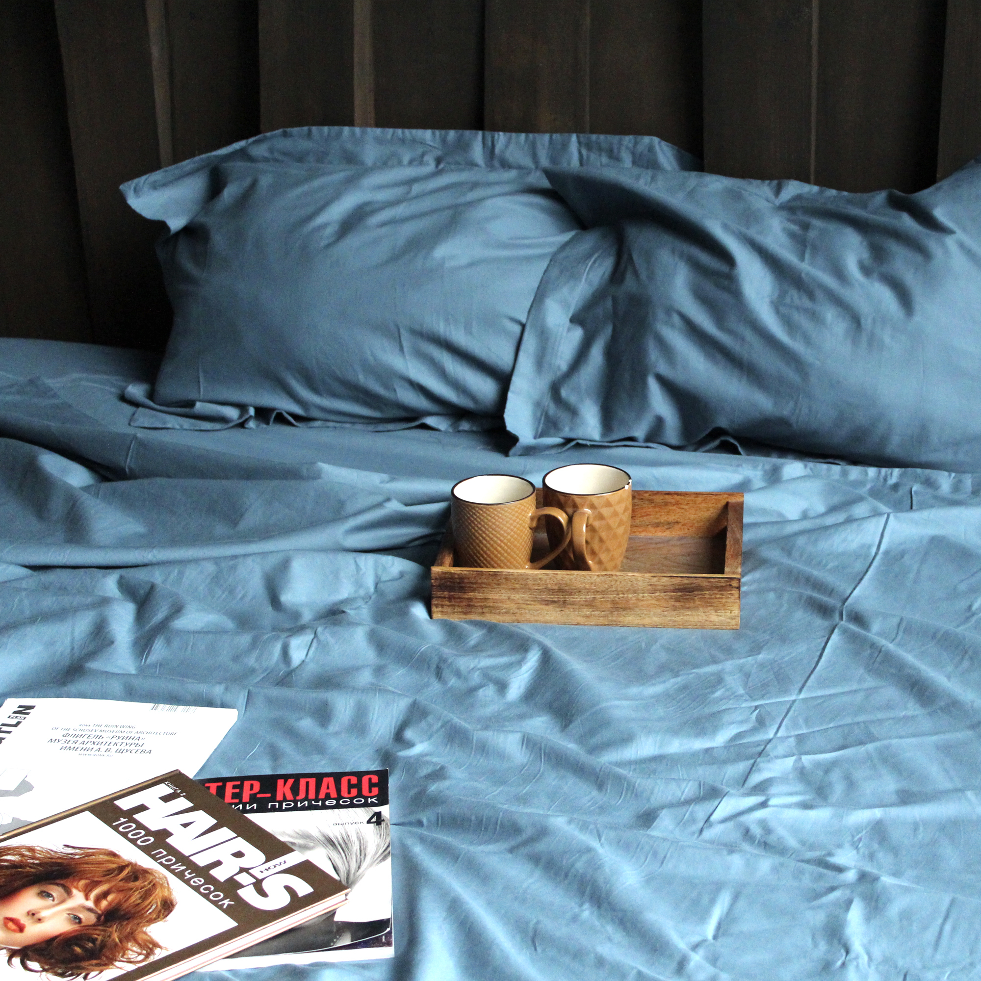 Комплект постельного белья Sparkis Lagoon (1,5 Спальный), Синий